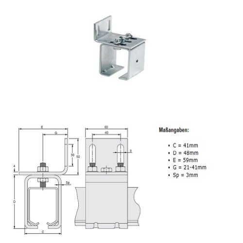 Wandhalterung Typ 24