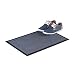 Produktbild Relaxdays Fußmatte Welcome, elegant gemusterte Türmatte für Innenbereich, PVC-Matte Boden, rauer Filz, 40 x 60 cm, grau