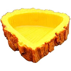 Zhuhaitf Small Animal Research Daily Pet Care Resin Reptile Water Tank Bowl dock Spider Scorpion Gecko Insect Snake Turtle Thanksgiving Day Christmas GiftReptilienzubehör