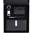 FABULASTIC Diary Gift Set for Men with Card Holder, Pen, and Metal Keychain I Men Gift Hamper I Men Gift Items I Men Gift Set I Corporate Gifts I Birthday Gift for Boyfriend/Husband (Black)