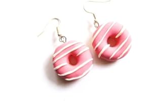 SCHMUCK-STADT Donut Ohrringe handmade Damen Ohrhänger