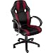 Produktbild TecTake Bürostuhl Racing Chefsessel Sportsitz mit gepolsterten Armlehnen - Diverse Farben - (Bordeaux | nr. 402156)