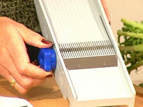 ORIGINAL TNS 2000 GEMÜSEHOBEL ALL IN ONE MADE IN GERMANY FARBE BLAU - 6