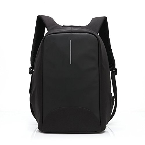 8001  15 6inch Computer Bag Casual Unisex Waterproof Oxford School Backpack Women  Men School Backpack Rucksack  black 