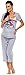 Zeta Ville - Women's Maternity Nursing Pyjamas Soft Jersey Cartoon Print - 218c (Pink, UK 16)
