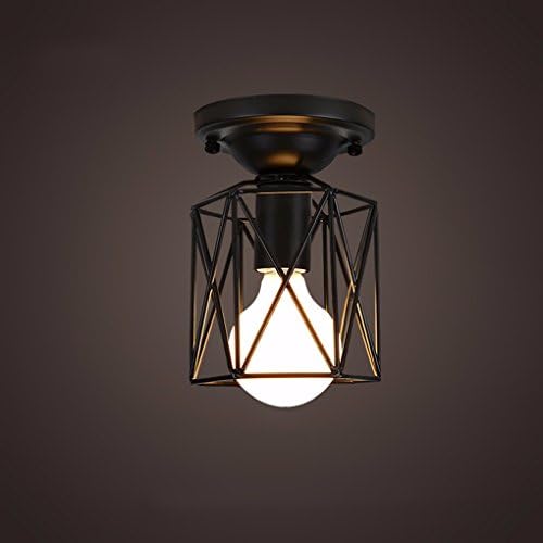 GQLB Iron Art Nouveau industrial wind creative personality lamps Nordic balconies aisle adhering the geometry 12*17CM ceiling light