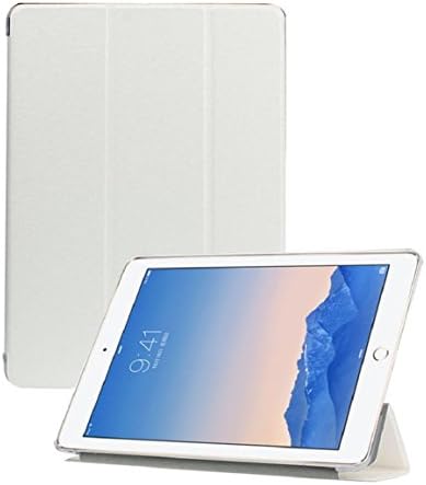 Ukamshop(TM)Luxury Ultra Slim Smart Stand Fold Leather Case Cover For iPad Air 2 (White)