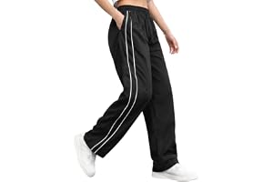 CHKOKKO Track Pants for Woman Workout Botton Wear Relaxed Fit Lightweight Quick Dry Sports Trousers for Woman Stylish Gym, Yoga and Travel Casual Lower