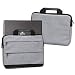 Produktbild UC-Express Laptop Tasche kompatibel für Terra Mobile 1550 Notebook Hülle Netbook Schutzhülle Sleeve Universal 15.6 Zoll Schutz Hülle Case Laptophülle Cover, Farbe:Grau