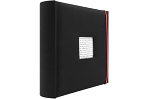 Panodia album photo pochettes Linéa noir 300 photos 11x15 cm