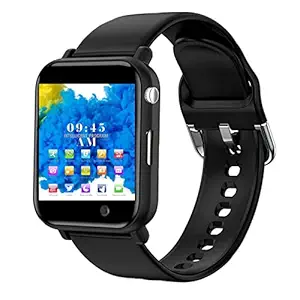 Squaircle [ Limited Deal 10 Years Warranty ] Bluetooth Smart Watch with Camera & Sim Card Support Calling Function Camera Touchscreen Android Features Facebook, Whatsapp for Your Love