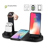 ★ Ladestation für Apple Watch: Kompatibel mit IWatch Serie 4 / Serie 3 / Serie 2 / Serie 1 / Nike + / Hermes / Edition, geeignet für 38 mm und 42 mm, 40 mm und 44 mm (Installation des Originalkabels und des Ladegeräts erforderlich)