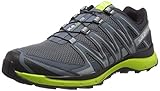 salomon laufschuhe damen test Schnellschnürung Salomon Herren Xa Lite Trailrunning-Schuhe , Grau (Stormy Weather/Black/Lime Green) , 46 EU