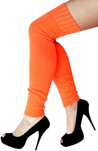 krautwear® Women's Leg Warmers Legwarmers Over Knee Knitted Stockings Approx. 70cm 80s 1980s