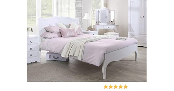 Richmond 46 Double High Foot End White Finished Bed Bedroom