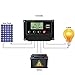 Produktbild Solarladeregler,Hunpta@Solar Panel Regler Laderegler USB 20A 30A 40A 50A 12V-24V mit Dual-USB-Ladegerät (B)