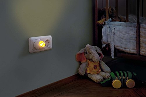 OSRAM LED-Steckdosenlicht / Nachtbeleuchtung / LUNETTA / weiß / Dämmerungssensor / 360 ° drehbarer Leuchtkopf - 7