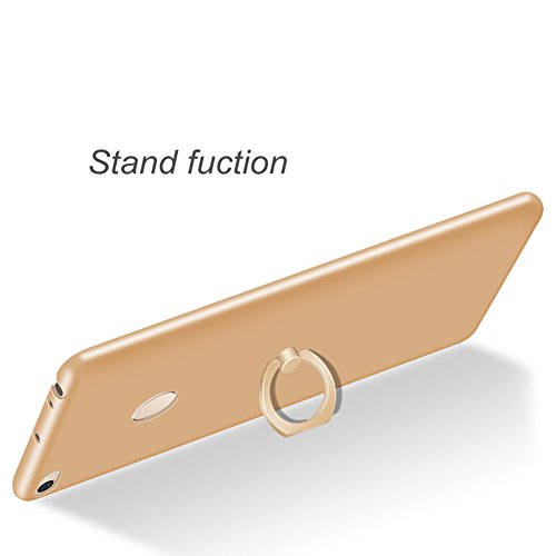 XMT Xiaomi Mi Max 2 6 44  Funda PC Hard Gel Funda Con Ring Stand Protective Case Cover para Xiaomi Mi Max 2 Smartphone  Rosa Claro 