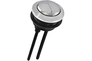 SEIWEI Botón pulsador de doble descarga para inodoro, botón de descarga de repuesto para cisterna de inodoro, pieza de reparación de tanque de agua para baño (49~55mm)