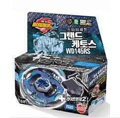 TAKARA TOMY 2 éme saison Prix découverte: Nouveauté 2011 ! Toupie Beyblade Grand Ketos bleue - Version intégrale avec lanceur - Nouvelle saison Beyblade Metal Fusion 2 (Metal Masters) -