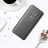 Hülle Case für Huawei Mate 10 Pro Hülle, Galaxy A6 2018 Schutzhülle Flip Clear View Handy Case mit Standfunktion Card Handyhülle für Galaxy A6 2018