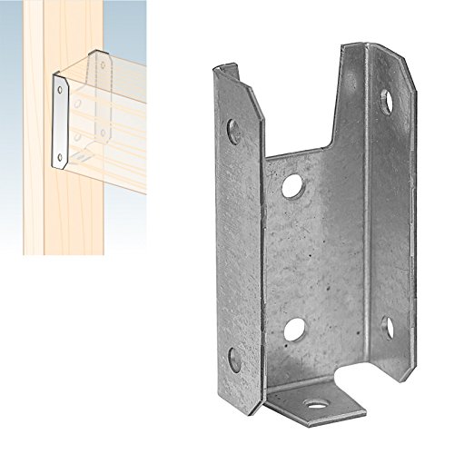 Preisvergleich Produktbild Halter für Zaunbretter Bretthalter Brettträger Zaunhalter verzinkt Holzverbinder 25x70mm Stahl