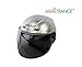 Mototrance Bullit Trendy Helmet with Floral Graphics (Silver) - Smoke Black Glass RS.839.00