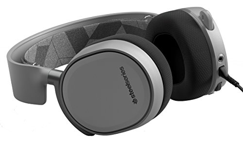 SteelSeries Arctis 3  Auriculares para juego  compatible con las plataformas PC  Mac  PlayStation 4  Xbox One  Nintendo Switch  Android  iOS  VR  color Gris  Slate Grey 