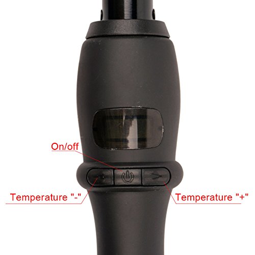 CkeyiN ®Turmalin Keramik Cone Haar Brennstab Rollers (9-19mm) 110-240V Dual Voltage Hair Styling Tool - 4