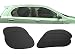 Autofurnish AF1772 Autofurnish Universal Car Window Electrostatic Sunshades (Pack of 4)(Black) RS.499.00