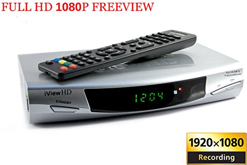 NEW Freeview HD Digital TV Receiver Tuner Set Top HD Digi Box Terrestrial + USB Port Schedule HD Program Recorder