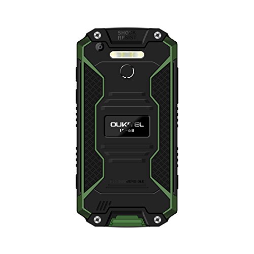 Outdoor Handy, Oukitel K10000 Max 5.5 Zoll 10000mAh Akku IP68 Wasserdichte Stoßfest Staubdicht Robuste 4G Smartphone Android 7.0 16MP+8MP Dual Kameras FHD 3GB RAM 32GB ROM Fingerabdruck-Grün Outdoor Handy, Oukitel K10000 Max 5.5 Zoll 10000mAh Akku IP68 Wasserdichte Stoßfest Staubdicht Robuste 4G Smartphone Android 7.0 16MP+8MP Dual Kameras FHD 3GB RAM 32GB ROM Fingerabdruck-Grün