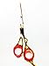 Produktbild Professionelle Mesh Fix Haken Jackey Style Design Rot und Golden Farbe Kombination Fancy Schere Barber Friseur Schneiden 16,5 cm -16.51 cm Razor Edge Friseur Schere – Schere – Styling scissor-grooming scissor-with Abnehmbare Fingerablage – Professional Styling Schere besonders Made mit japanischen J2 Stahl "Begrenzte Zeit bieten für dieses Modell"