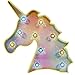 Produktbild AIZESI Einhorn Lampe Gelb Unicorn LED Light Einhorn Kopf Farbwechsel Nachtlicht Lampe,Stimmungstisch Beleuchtung,Party Deco Supplies(Gelb-Farbige)