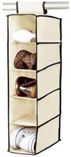 ViVo © 5 Shelf Drawer Hanging Wardrobe Section Shoe Organiser Clothes Storage TIDY Travel quick convenient