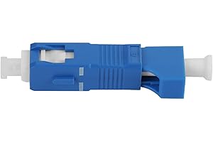 Garosa SC Male to LC Female Fiber Optic Hybrid Adapter Converter for Optical Power Meter Visual Fault Locator High-Speed Data Transmission Network Testing Tool