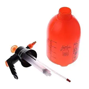 ROZKEY 1 Pc Garden Pump Pressure Sprayer, Lawn Sprinkler, Water Mister, Spray Bottle for Herbicides, Pesticides, Fertilizers, Plants Flowers 2 Liter Capacity - Random Color