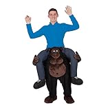 "Carry Me" Mascot - GORILLA Costume Animal Jungle Fancy Dress