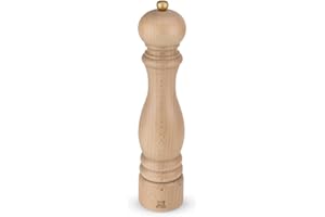 PEUGEOT - Salzmühle Paris u‘Select 30 cm - 6 voreingestellte Mahlgrade - Innovatives Zirlion-Mahlwerk für pulverfeines Salz - Aus PEFC-zertifiziertem Holz - Französisches Know-how - Naturfarben