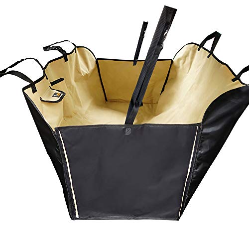 Preisvergleich Produktbild Yiuu Hundedecke Rückbank Sitzbezug für Auto - Wasserdicht Rutschfest Autodecke für Haustiere - Comfort Autoschondecke für Hunde mit Aufbewahrungstasche,150 * 130 * 35cm(Ordinarycar)