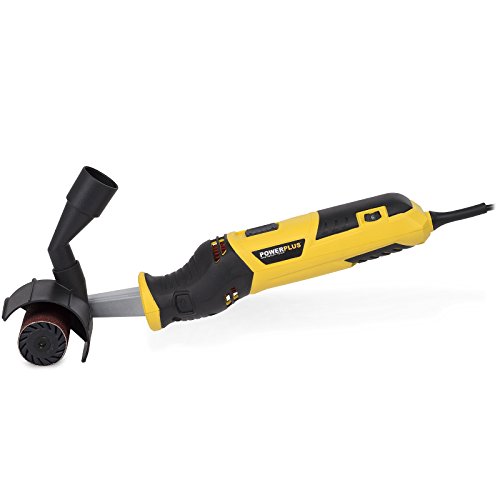 Powerplus Schleifroller Schleifmaschiene inkl. Staubabzugshaube + 3 Aufsätze - 3