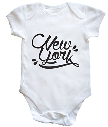 HippoWarehouse NEW YORK baby vest boys girls