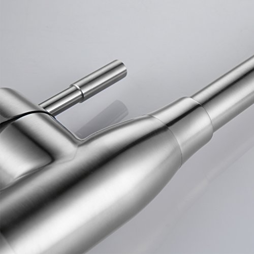 BONADE 360° Schwenkbar Auslauf Edelstahl Küchenarmatur Wasserhahn Küche für Bad Badenzimmer Waschbecken - 9