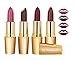 RythmX Creamy Matte Professional Lipsticks Combo Gold (Mauve,TAN, Wine, Coffee) Set of 4 (4 Grams /Pc) RS.415.00