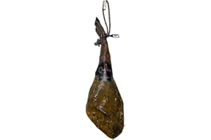 Jamón Gran Selección "Quejara": Un Tesoro Culinario que Despierta los Sentidos con Pura Raza Guijuelo de 6-7 kg., Pata Fina y Grasa Veteada para una Experiencia Gourmet Única.
