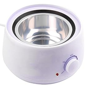 Wax Heater Pot 500ML Wax Warmer Machine Set Paraffin Handle Full Body with 100 Wax Beans, Hair Removal Paper - Image 3