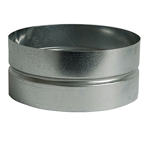 Preisvergleich Produktbild Muffe Wickelfalzrohr verzinkt Muffe Lüftungsrohr Formteilverbinder Lüftung Ø 80mm bis 300mm (200mm)