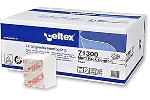 BULKYSOFT - CELTEX Pole acquisto – Carta Igienica Bianco – 36 pacchetti di 250 fogli 2 pieghe – QUALITÀ Hotel