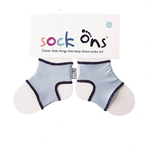 Sock Ons Socks - 0-6 Months, Baby Blue