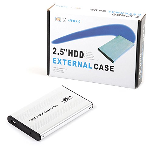USB 2.0 ALUMINIUM GEHÄUSE FÜR 2,5" IDE FESTPLATTEN [PC]